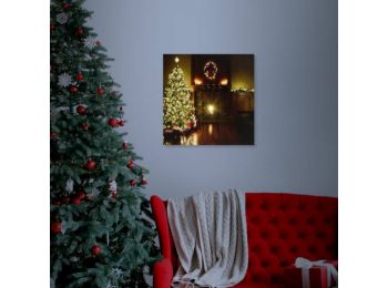 Karácsonyi LED-es hangulat kép - karácsony este