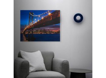 LED-es fali hangulatkép - Golden Gate Híd