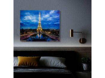 LED-es fali hangulatkép - Eiffel torony