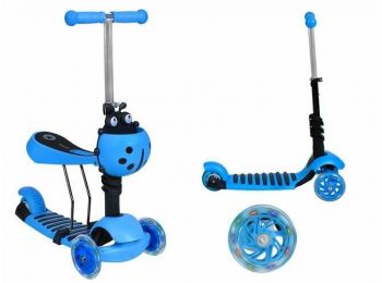 Három kerekű gyermek roller- kék