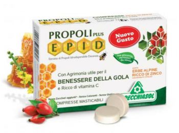 EPID Propolisz szopogatós tabletta gyógynövényes, cinkkel dúsítva (cukormentes)