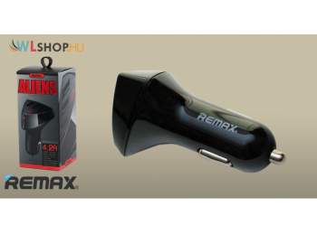 Remax ALIENS 3 USB autós töltő 4,2A