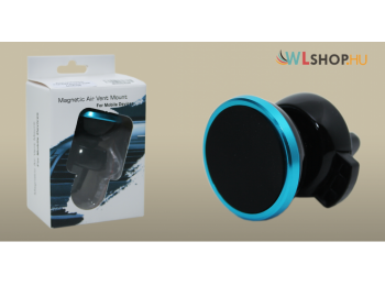 Mágneses autós telefontartó szellőzőrácsra - Kék