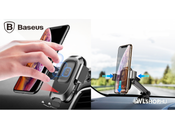 Baseus Smart autómata autós tartó és töltő 2in1 gyorst