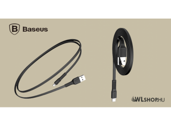 Baseus Tough Series Lightning adat/töltőkábel 2A 1M - Fekete