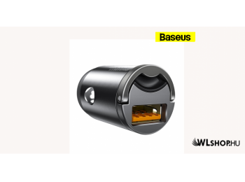 Baseus autós töltő Tiny Star PPS mini USB 30W QC 3.0  - Szürke