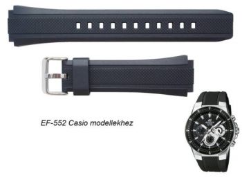 EF-552 Casio fekete műanyag szíj