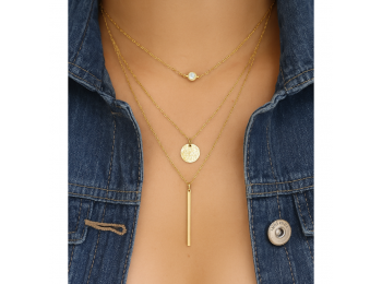 Háromrészes nyaklánc