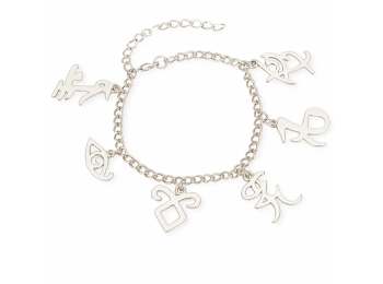 Sokmedálos Csontváros karkötő