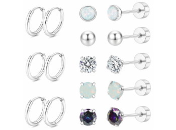 Hétrészes színes pizza barátság nyaklánc