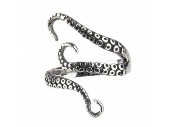 Ezüst sárkány fülbevaló