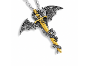 Sárkány a kardon nyaklánc