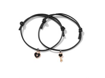 Kulcs + lakat dupla karkötő