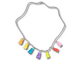 7 medálos gumimacis nyaklánc