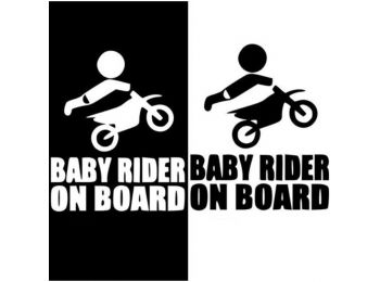 Baby Rider On Board matrica