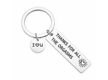 Orgazmus kulcstartó