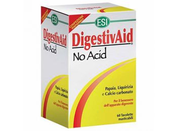 Lúgosító-savlekötő Digestivaid No Acid szopogatós tabletta 60 db - ESI (nagy kiszerelés)