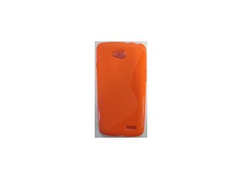 Telone LG D405 L90 szilikon tok narancs S-Line*