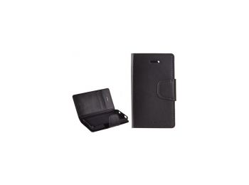 Telone Mercury Sonata Diary oldalra nyíló bőrbevonatos tok Sony D6603, D6643, D6653, D6616 Xperia Z3-hoz fekete*