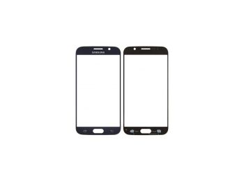 Samsung G920 Galaxy S6 üveg előlap, plexi ablak sötétké