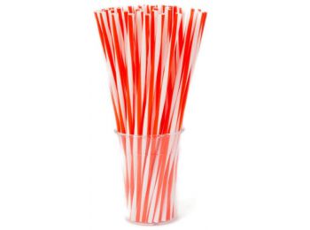 Vastag spirálcsíkos szívószál 500db/cs