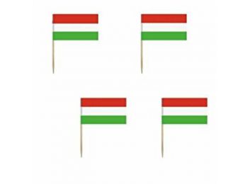 Magyar zászló pálcika 144db/cs