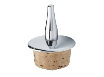 Bitter cseppentő dugó széles parafa betéttel ezüst