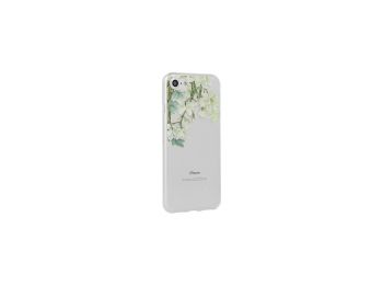 Telone Floral Jasmine szilikon tok Samsung A920 Galaxy A9 2018-hoz átlátszó