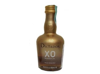Dictador XO Perpetual mini 0,05 40% arany, gold edt.