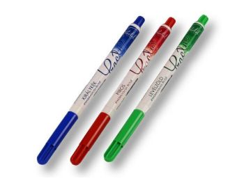 Piros, kék és zöld 3 részes ételfesték filctoll készl