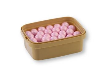 Gyöngyház rózsaszín óriás roppanós cukorgyöngy 150 g