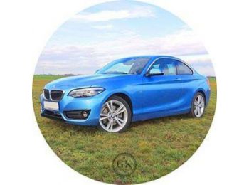 Kék BMW tortaostya