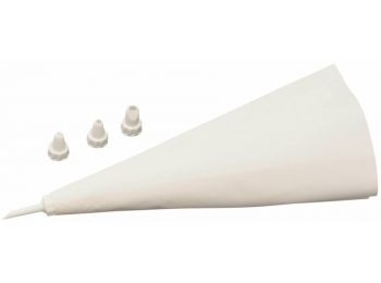 Főzhető Zenker textil habzsák 4 műanyag díszítőcsőve