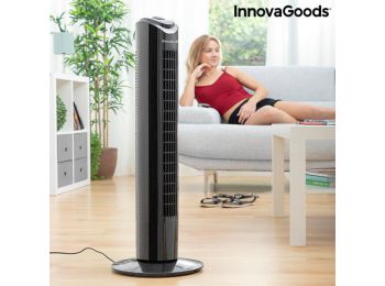 Torony Ventilátor InnovaGoods 80 cm 50W Fekete