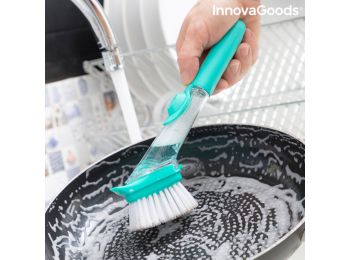 Súrolókefe fogantyúval és szappan adagolóval Cleasy Inn