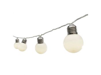 LED-es izzósor, körte alakú, 9,5m, IP44, 230V