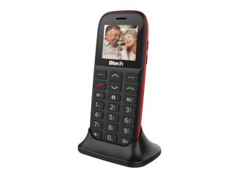 Senior mobiltelefon asztali töltővel