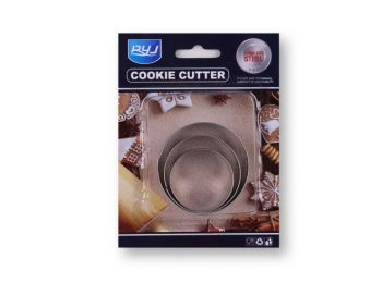 3 részes kör alakú kiszúró forma készlet