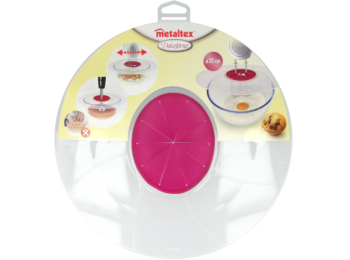 Műanyag Metaltex fröccsenésgátló tető keverőtálhoz