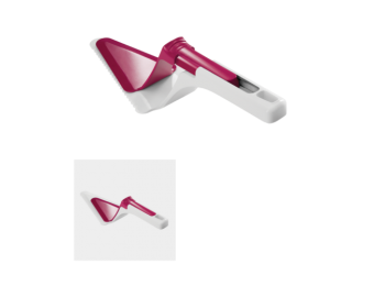 Műanyag Metaltex szervírozó fejjel ellátott tortalapát