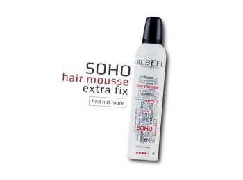 Rebeel SOHO extra erős hajhab, 300 ml