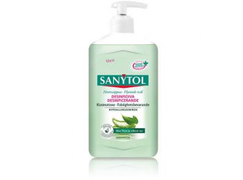 Sanytol antibakteriális folyékony szappan zöldtea és aloe vera kivonattal, 250 ml
