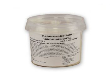 Fehércsokoládé tükörmáz