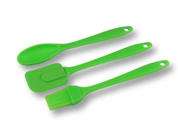 3 részes konyhai eszköz készlet (ecset, spatula és kaná
