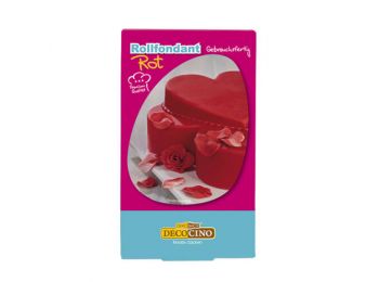 DecoCino 25 dkg piros fondant massza