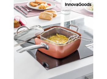 InnovaGoods Copper 5 az 1-ben Többfunkciós Kerámia Serpen