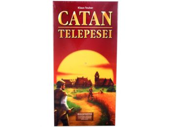 Catan telepesei kiegészítő 5-6 főre