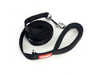 Yutipet Póráz 150cm párnázott D karikával (Nagy karabí