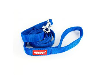 Yutipet Póráz 150cm sima markolattal Kék