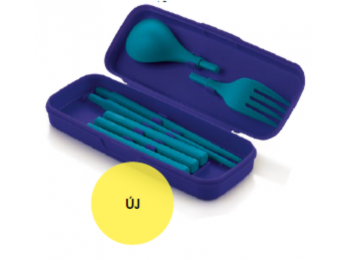 Hordozható Evőpálcika és tok kék Tupperware